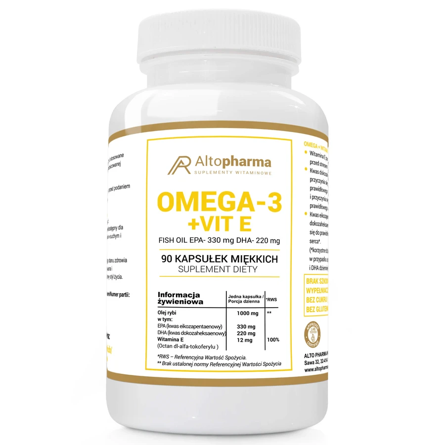AltoPharma Omega-3 1000 mg, 90 capsule