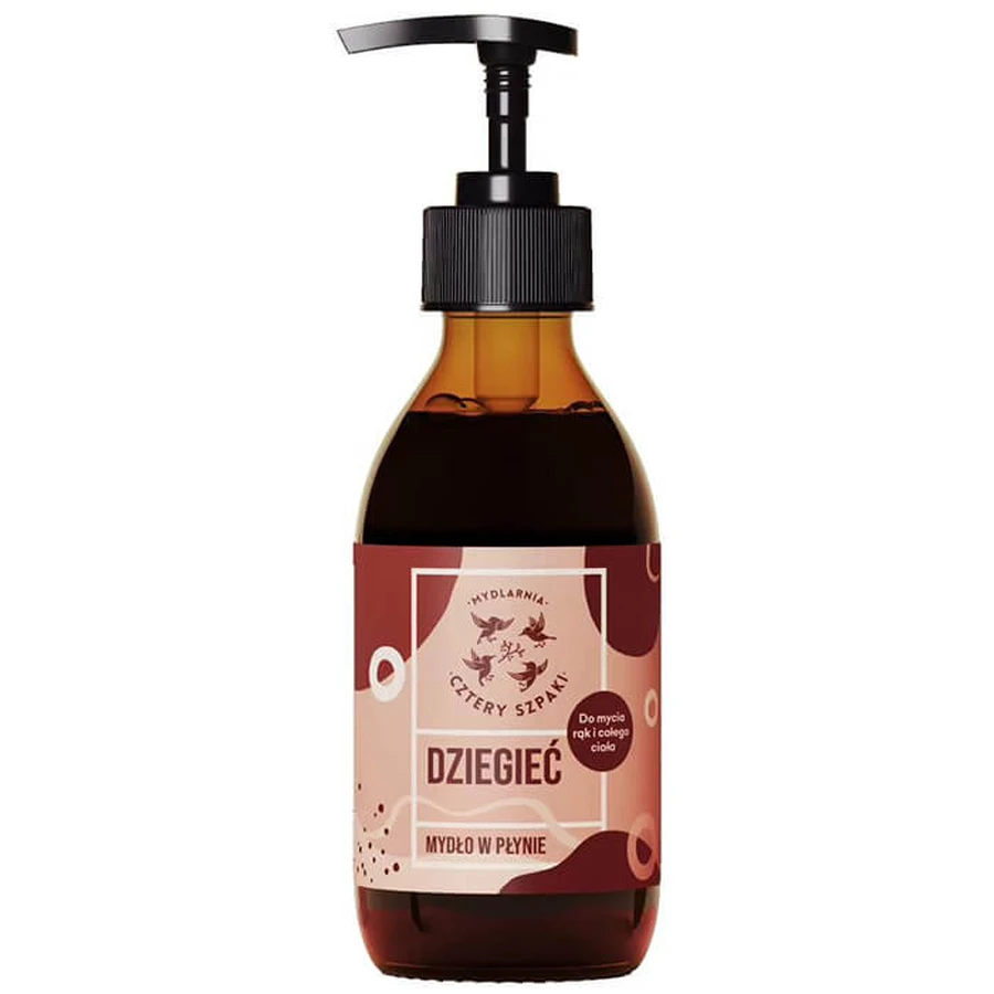 Cztery Szpaki, săpun lichid, gudron, pentru probleme ale pielii, 300 ml