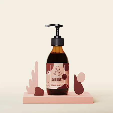 Cztery Szpaki, săpun lichid, gudron, pentru probleme ale pielii, 300 ml