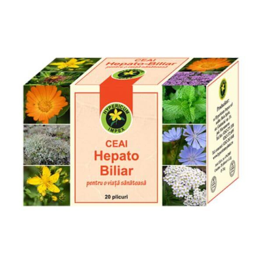 Infusión hepatobiliar, 20 sobres, Hypericum