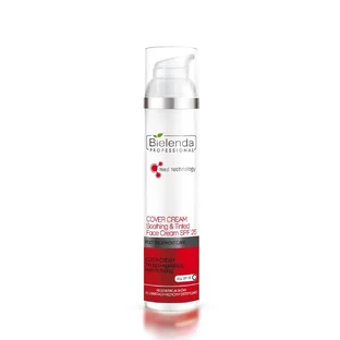 Bielenda Professional Cover Cream cremă de față tonică și calmantă SPF25, 100 ml