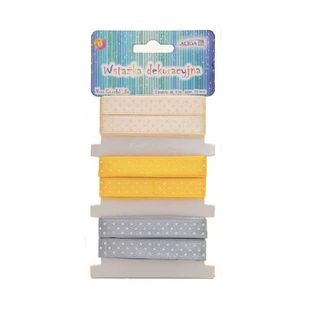 Nastro di raso a pois 12 mm x 3 m