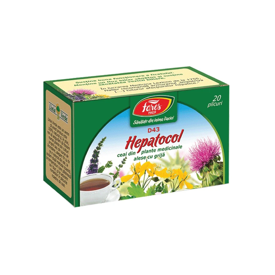 Fares Té Hepatocol D43, 20 sobres