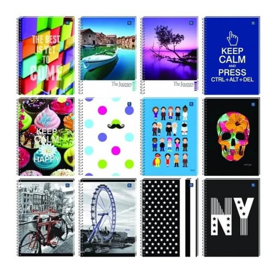 Interdruk Cuaderno con cuadrícula A5 50 hojas mixto