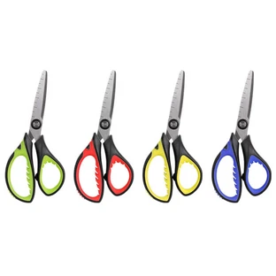 Colorino Schoolschaar 13,8 cm met rubberen handvat, 1 stuk