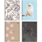 Interdruk Notizbuch A6 Raster 50 Blatt mix