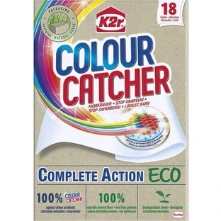 K2r Colour Catcher Eco Stop Șervețele de spălare, 18 bucăți