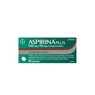 Aspirin Plus 500/50 mg, 20 tabletek