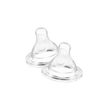 Tetinas anticólicos de silicona de flujo rápido, Phisio Perfect5, 2pcs, Chicco