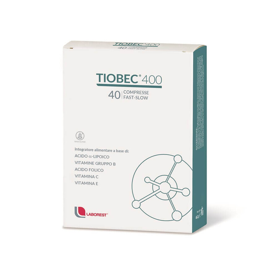 Tiobec 400, 40 tabletten, Medimow