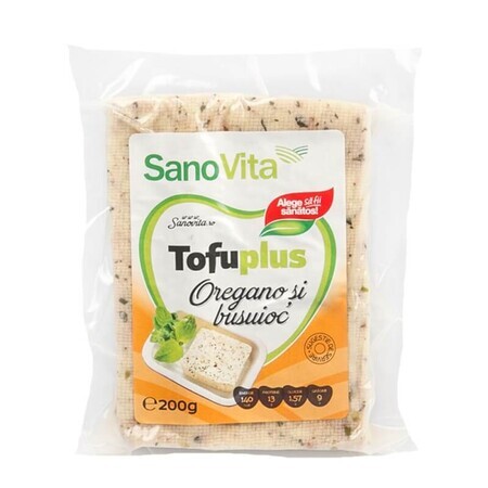 Tofu con orégano y albahaca, 200 g, Sanovita