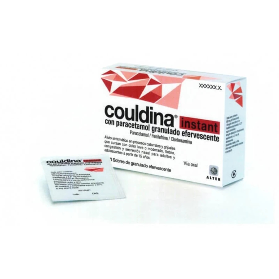 Couldina Instant cu Paracetamol 650/4/10 mg 20 plicuri