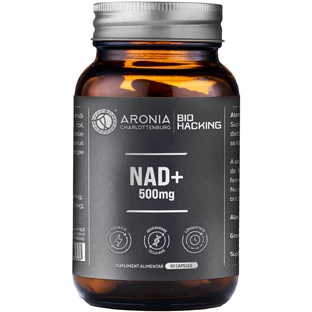 NAD+ 500 mg - 60 capsule che supportano l'energia, la rigenerazione cellulare e la longevità | Bio Hacking