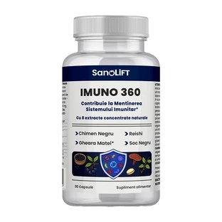 Imuno 360: Supliment Pentru Imunitate la Adulti - Sustine Imunitatea & Ofera Protecție Antivirală - 100 % Natural - 30 Capsule