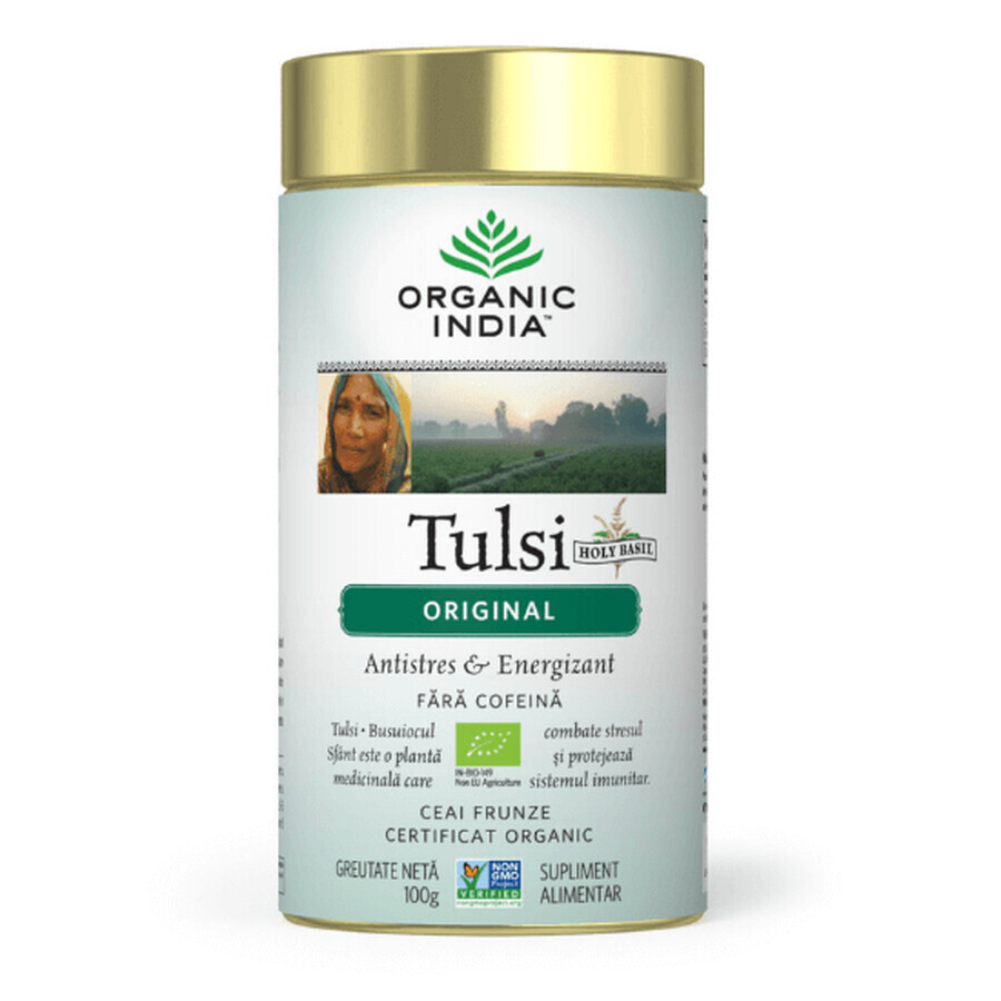 Tulsi Original Tea, 100 g, Agricultura ecológica India