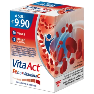 VITA ACT FER+VITAMINE C 60 CPS