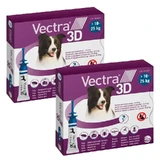 Vectra 3D Dog 10-25 kg, confezione da 2 x 3 pipette