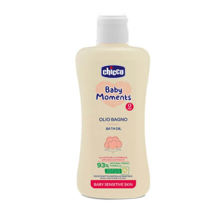 Chicco Baby Moments - Olio Bagno Formula Extra Delicata, 200ml