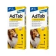 Adtab 900Mg comprimidos masticables para perros 22-45Kg, 2 comprimidos