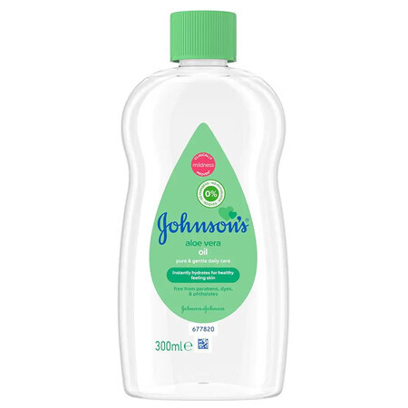 Olio per il corpo con aloe vera, 300 ml, Johnson Baby