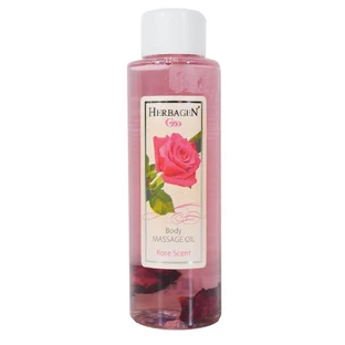 Olejek do masażu o zapachu róży, 100 ml, Herbagen