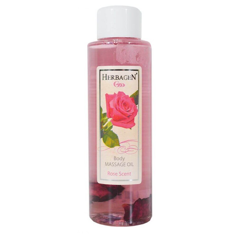 Aceite de masaje perfumado con rosas, 100 ml, Herbagen