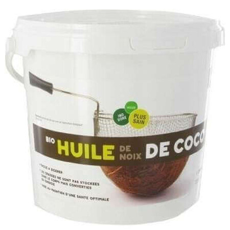 Huile de coco désodorisée biologique, 500 ml, Purasana