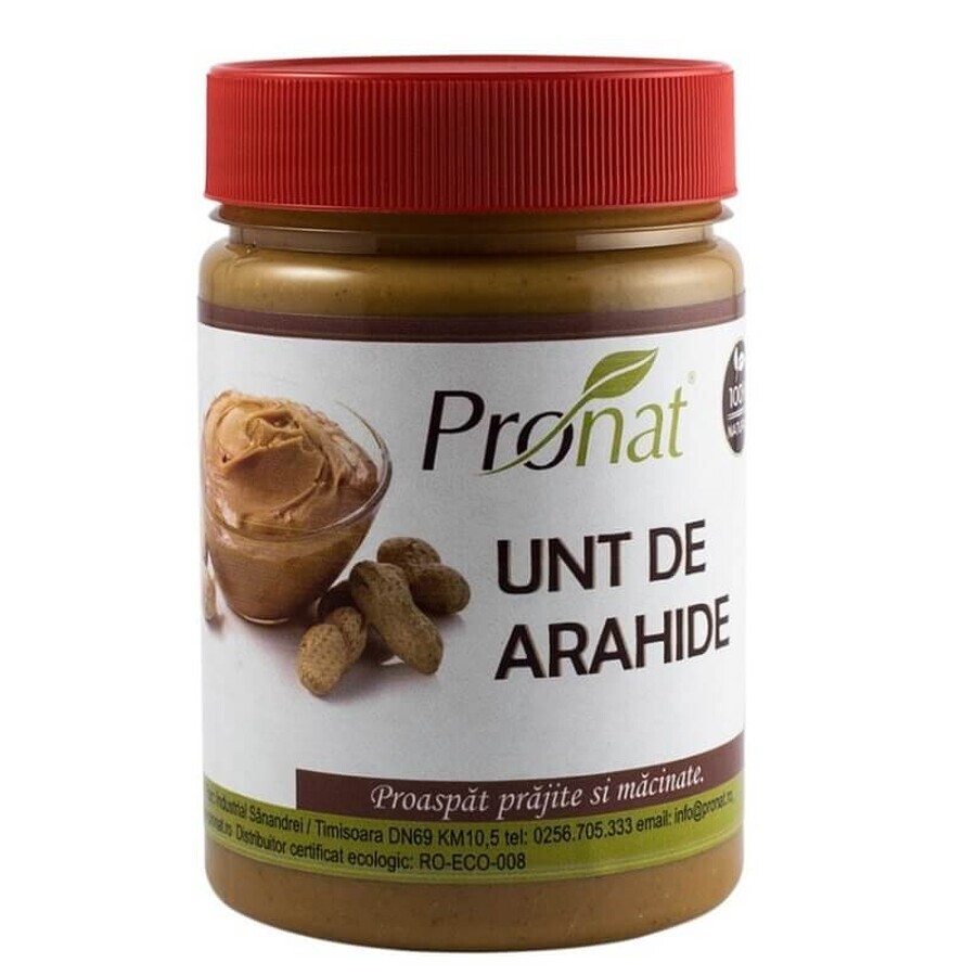 Mantequilla de cacahuete, 300 g, Pronat