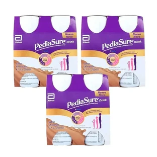 Pediasure Drink Boisson chocolatée pour enfants, 4 bouteilles x 220 ml Pack 3