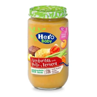Hero Baby Baby Baby Gemüsedose mit Huhn und Rindfleisch, 235g