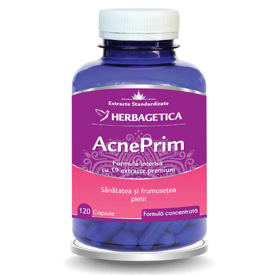 AcnePrim, 120 capsules, Herbagetica