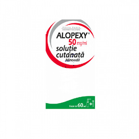 Alopexy 50mg/ml solución cutánea, 60 ml, Pierre Fabre