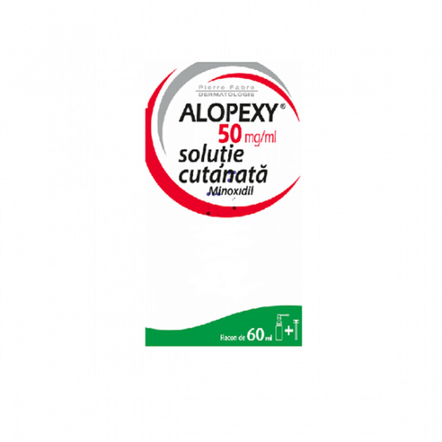 Alopexy 50mg/ml huidoplossing, 60 ml, Pierre Fabre