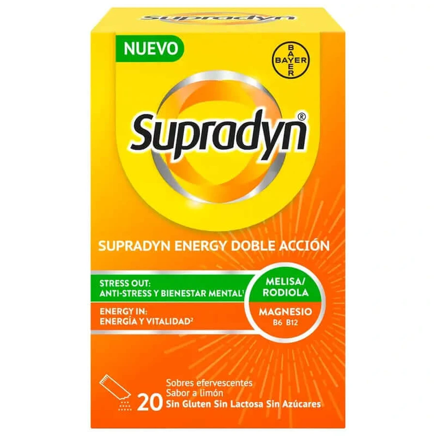 Supradyn Energy Double Action, 20 sachets