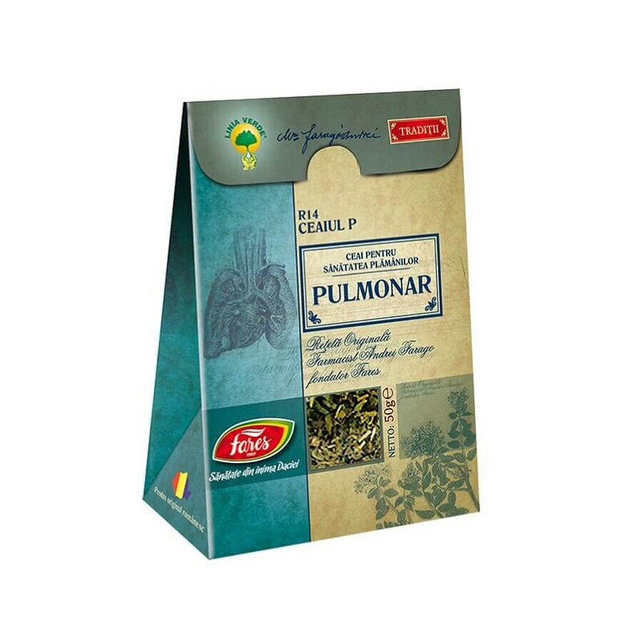 Té de pulmón, R14, 50 g, Fares