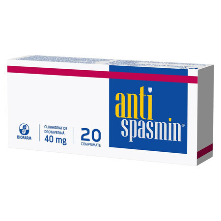 Antispasmin, 20 tablets, Biofarm