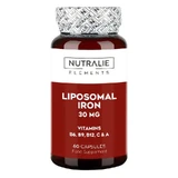 Nutralie Liposomales Eisen 30Mg + B6 + B12 Müdigkeit und Erschöpfung, 60 Kapseln