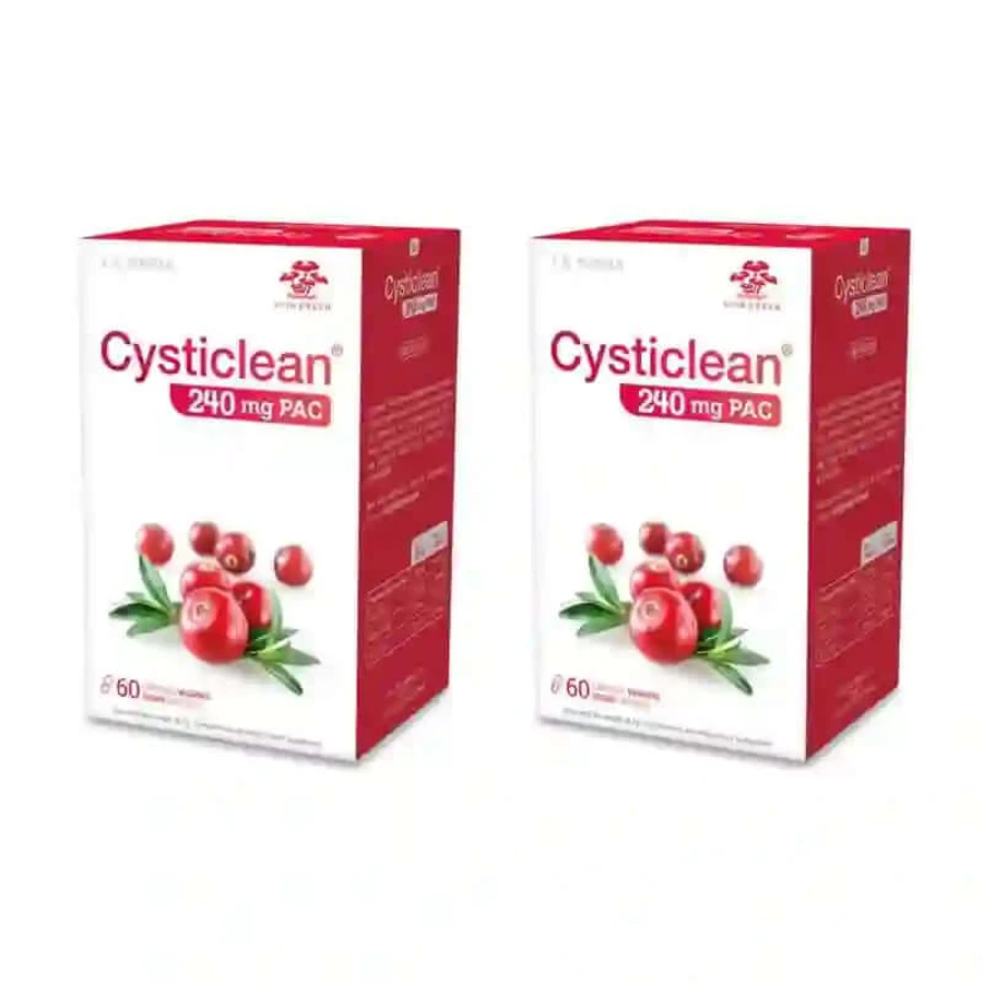 Cysticlean 240 Mg Pac, 2X60 Capsules