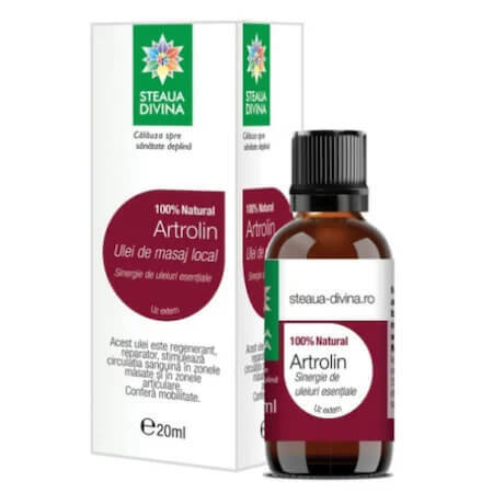 Olio da massaggio Artrolin, 20 ml, Steaua Divina