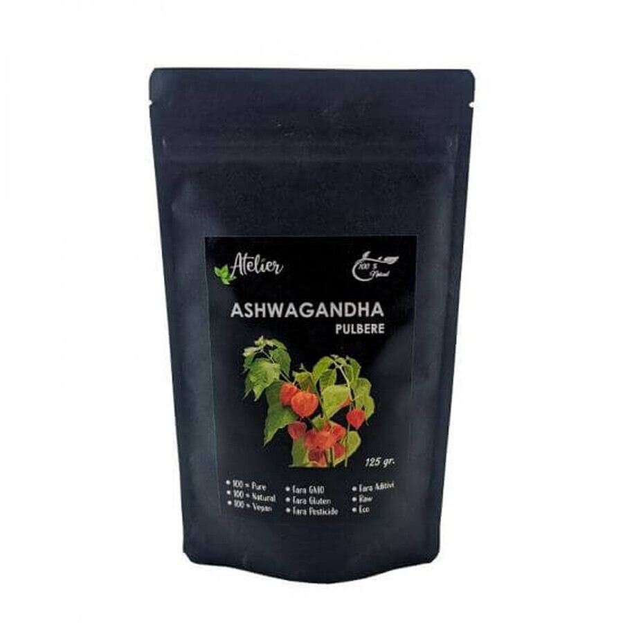 Ashwagandha en polvo, 125g, Sanoviva Farma