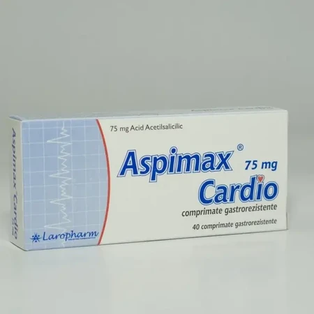 Aspimax Cardio, 75 mg, 40 comprimate gastrorezistente, Laropharm