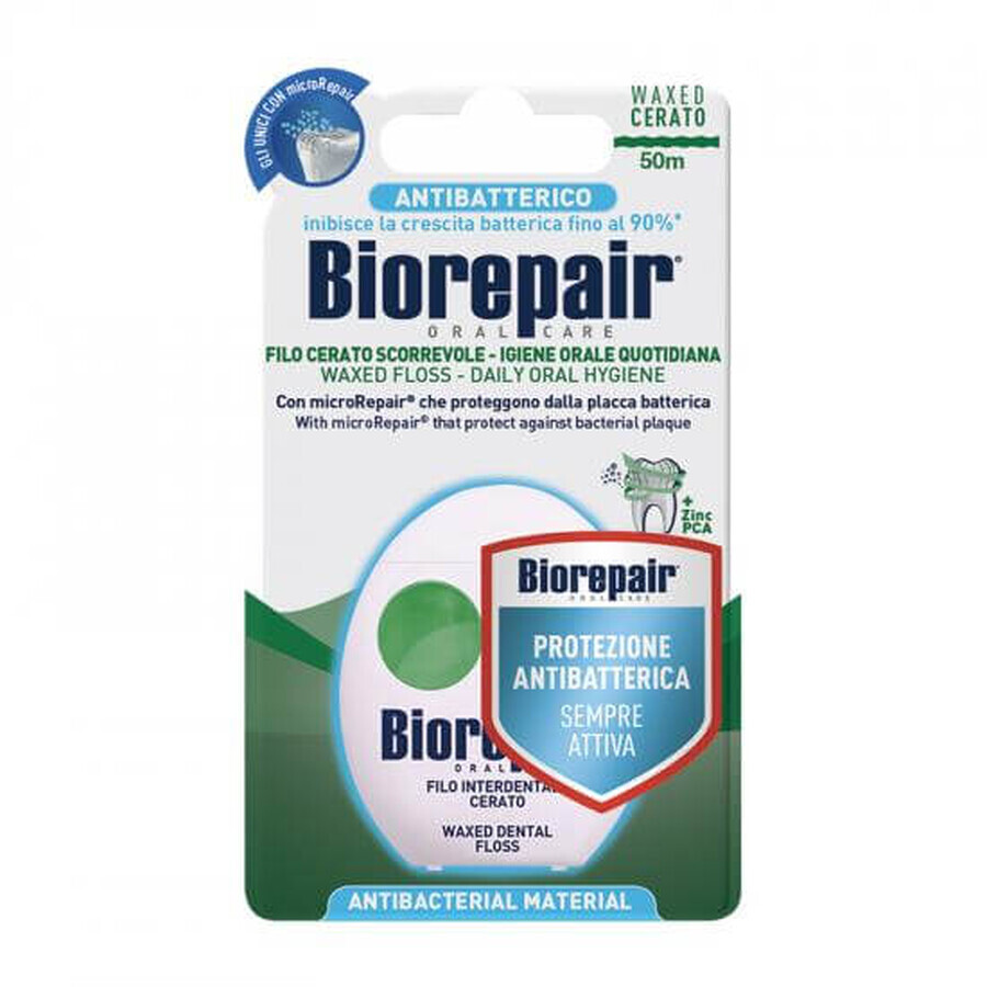 Biorepair Oral Care Pro Filo Cerato Scorrevole Aroma Menta Fresca 50 mt