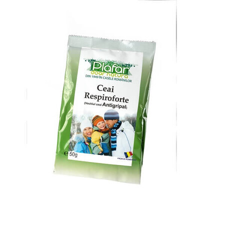 Té Respiroforte (antiguo antigripal), 50 g, Plafar