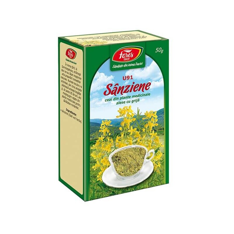 Tisana Sânziene, U91, 50 g, Fares