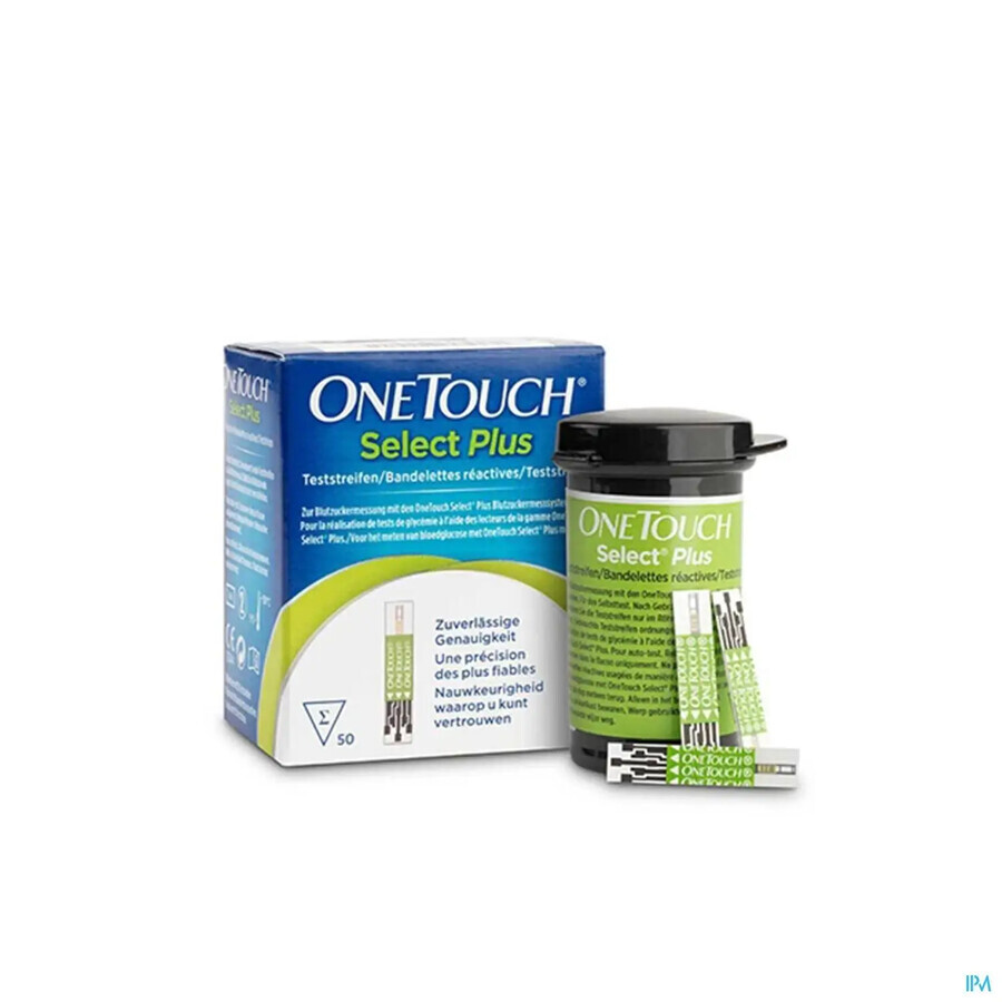 OneTouch Select Plus teststrips, 50 stuks, Lifescan