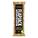Flapjack barrita ecológica de cacahuete y chocolate, 60 g, Cerea