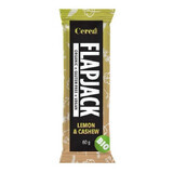 Flapjack bio de limón y anacardos, 60 g, Cerea