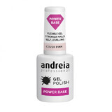 Base UV pour manucure avec vernis gel Power Base Cover Pink, 10,5 ml, Andreia