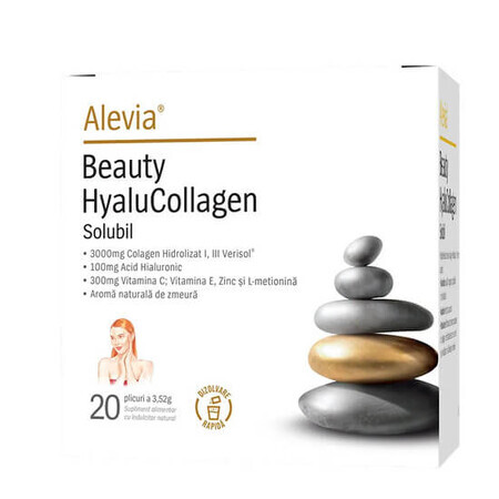 Belleza HyaluCollagen, 20 sobres, Alevia