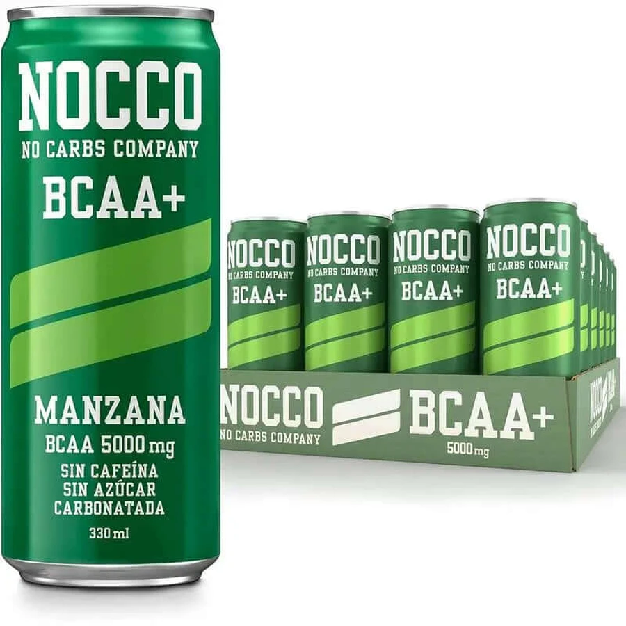 Nocco Pack Bcaa+ Măr, 12 buc x 330 ml